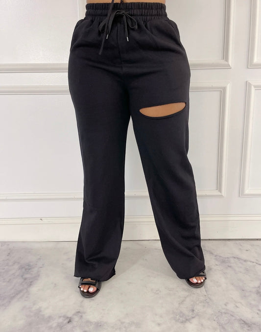 Boujee Lounge Joggers (Black)