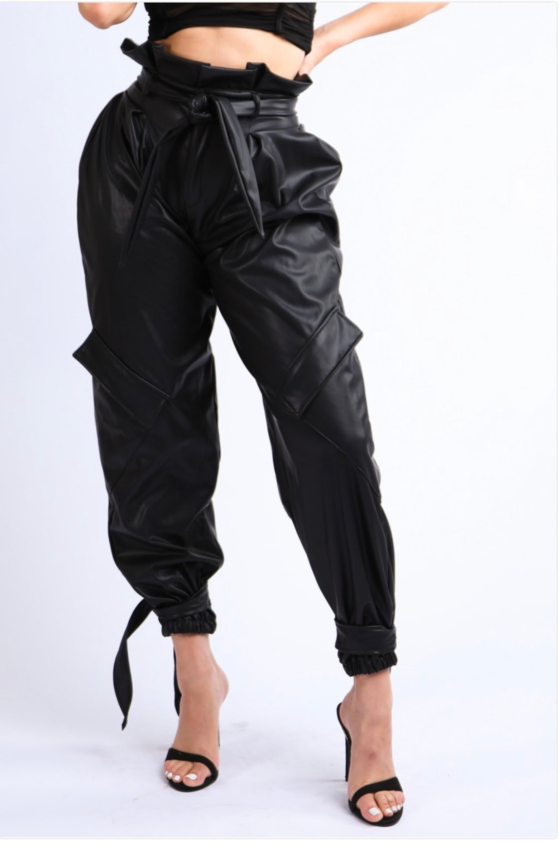 Leather Bag Pants